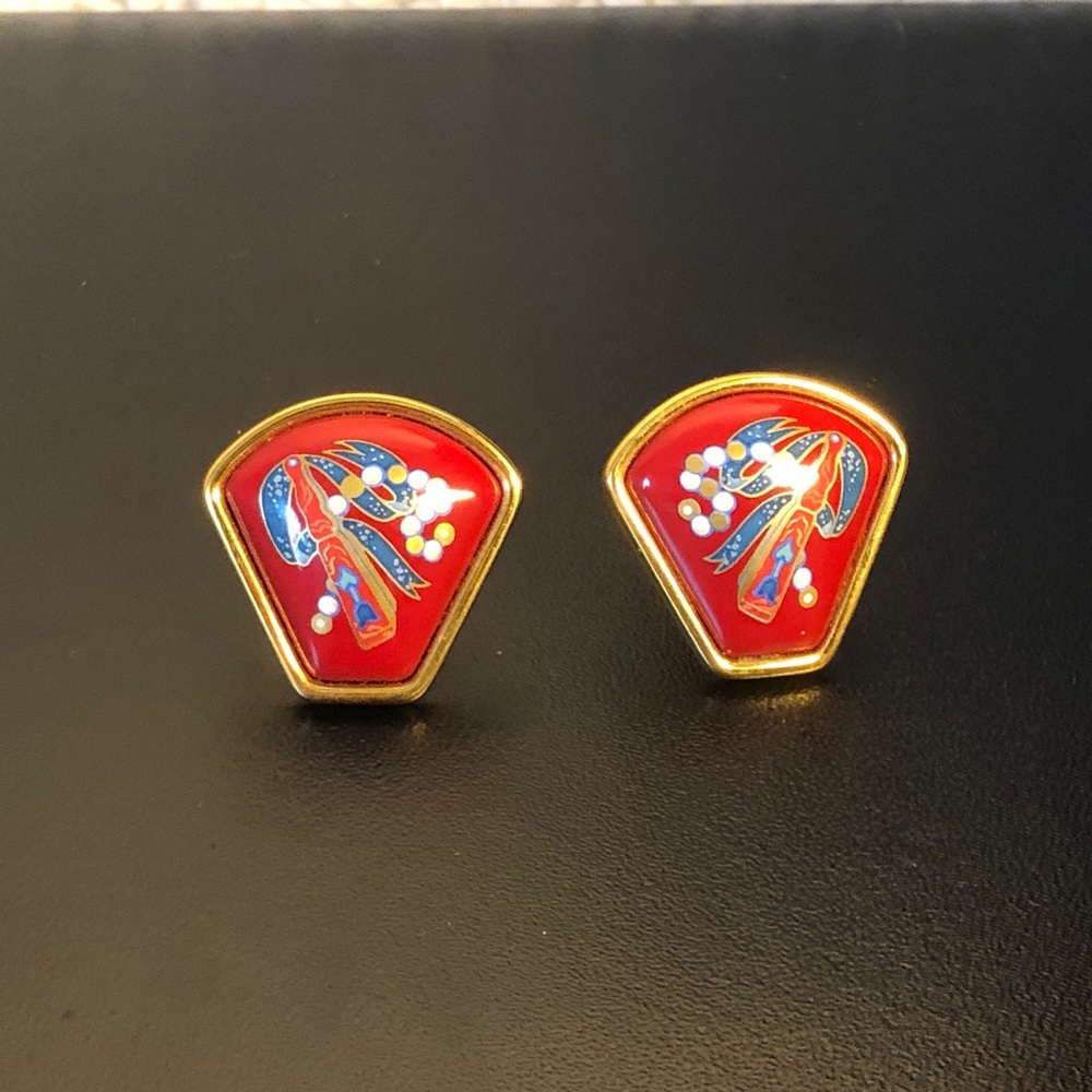👘Authentic Hermes Clip Earrings👘
